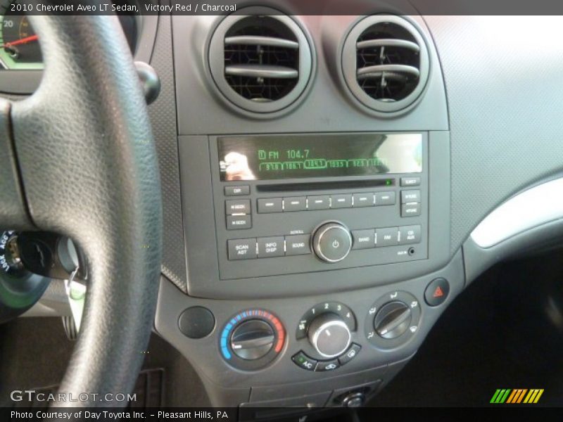Victory Red / Charcoal 2010 Chevrolet Aveo LT Sedan