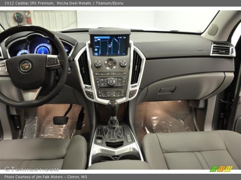 Mocha Steel Metallic / Titanium/Ebony 2012 Cadillac SRX Premium