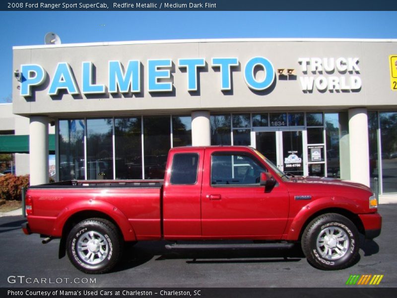 Redfire Metallic / Medium Dark Flint 2008 Ford Ranger Sport SuperCab