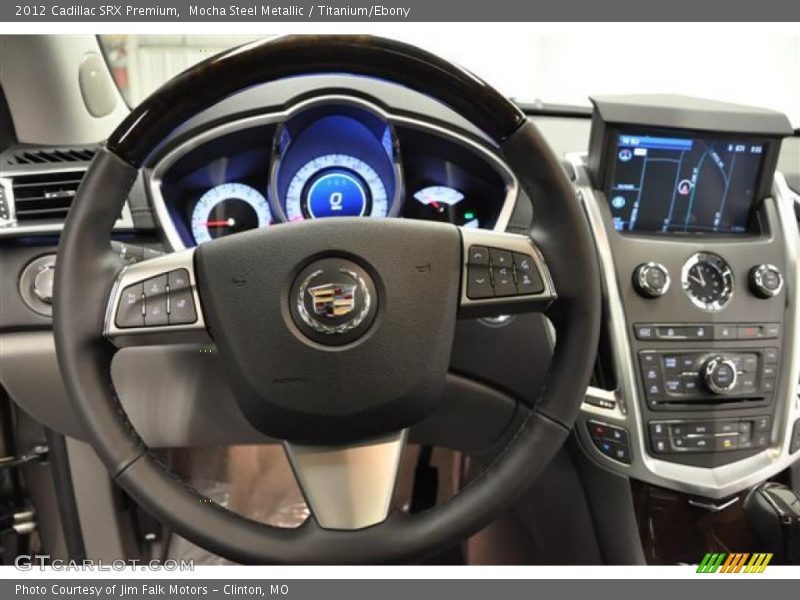 Mocha Steel Metallic / Titanium/Ebony 2012 Cadillac SRX Premium