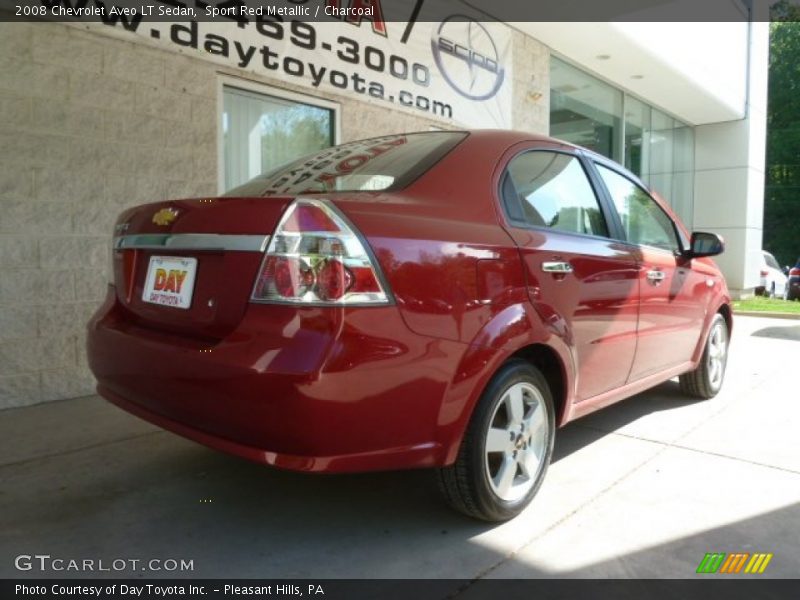 Sport Red Metallic / Charcoal 2008 Chevrolet Aveo LT Sedan