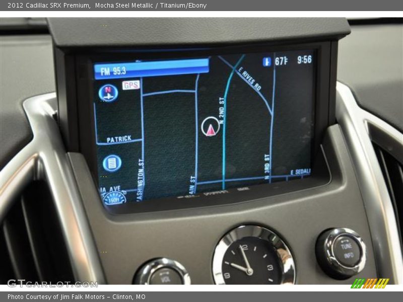 Mocha Steel Metallic / Titanium/Ebony 2012 Cadillac SRX Premium