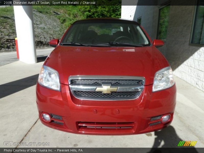 Sport Red Metallic / Charcoal 2008 Chevrolet Aveo LT Sedan