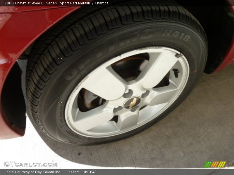 Sport Red Metallic / Charcoal 2008 Chevrolet Aveo LT Sedan