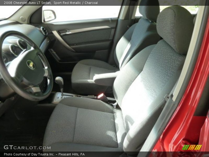 Sport Red Metallic / Charcoal 2008 Chevrolet Aveo LT Sedan