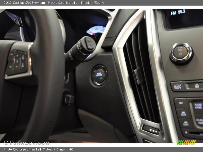 Mocha Steel Metallic / Titanium/Ebony 2012 Cadillac SRX Premium