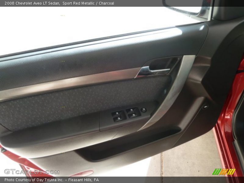Sport Red Metallic / Charcoal 2008 Chevrolet Aveo LT Sedan