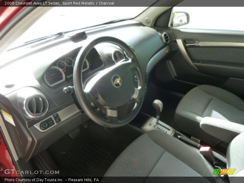 Sport Red Metallic / Charcoal 2008 Chevrolet Aveo LT Sedan