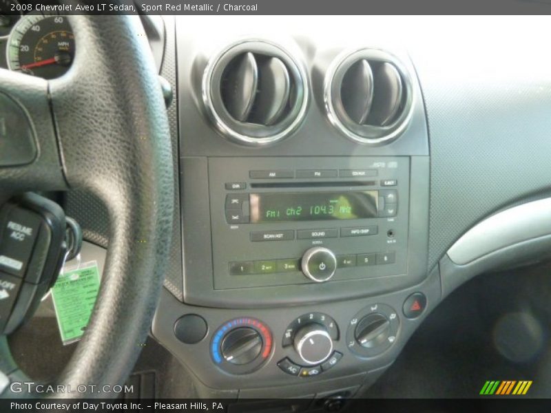 Sport Red Metallic / Charcoal 2008 Chevrolet Aveo LT Sedan
