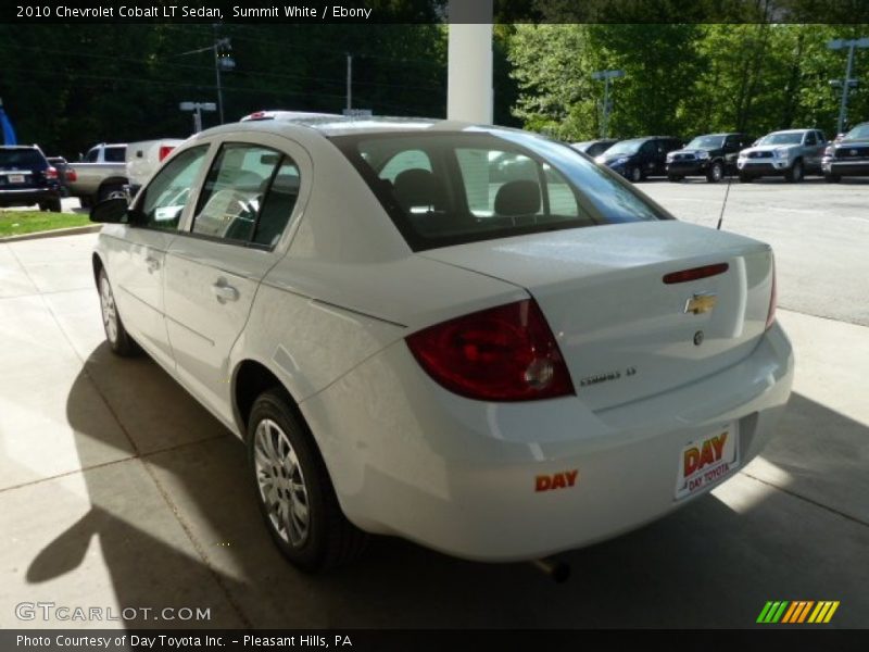 Summit White / Ebony 2010 Chevrolet Cobalt LT Sedan