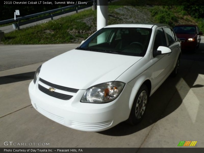 Summit White / Ebony 2010 Chevrolet Cobalt LT Sedan