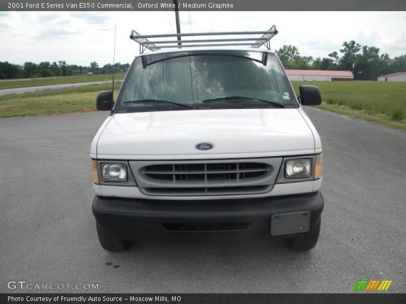Oxford White / Medium Graphite 2001 Ford E Series Van E350 Commercial