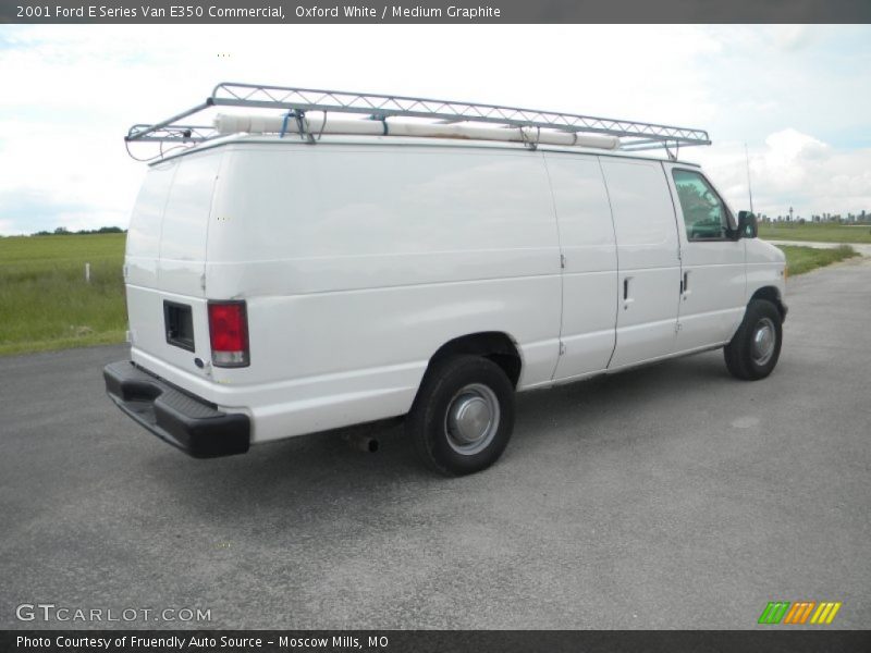 Oxford White / Medium Graphite 2001 Ford E Series Van E350 Commercial
