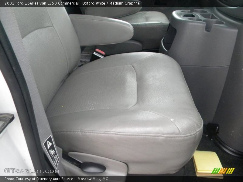 Oxford White / Medium Graphite 2001 Ford E Series Van E350 Commercial