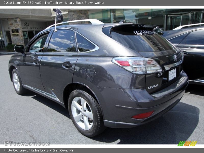 Truffle Brown Mica / Black/Brown Walnut 2010 Lexus RX 350 AWD