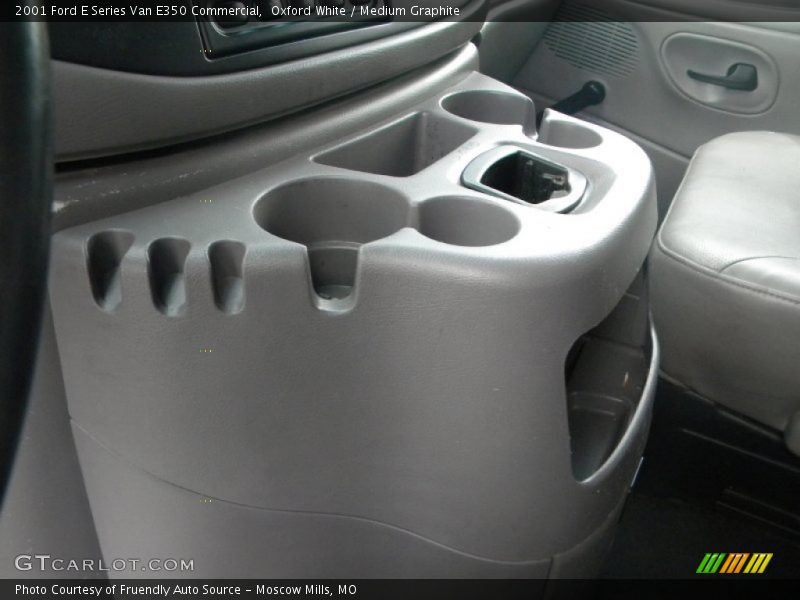 Oxford White / Medium Graphite 2001 Ford E Series Van E350 Commercial