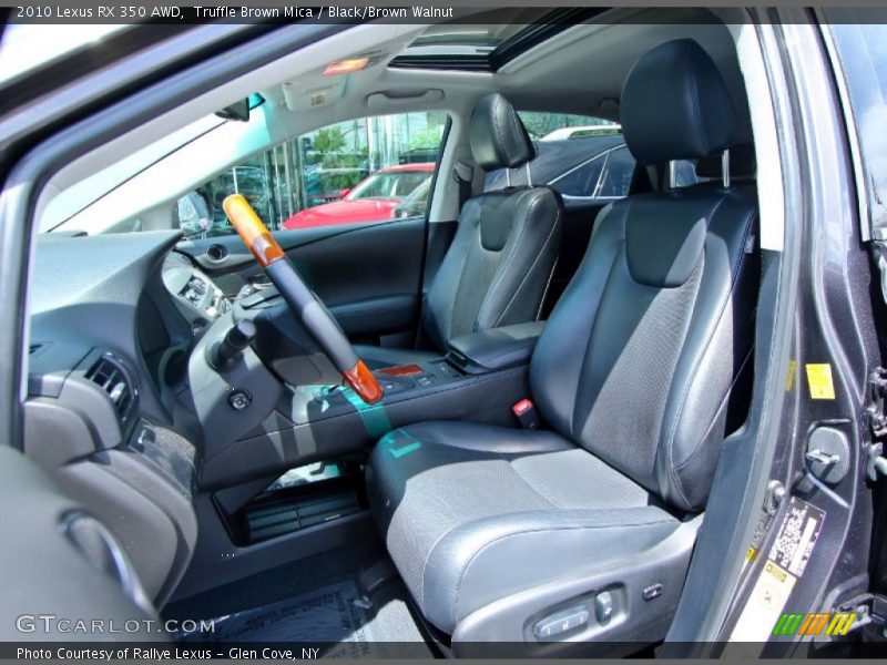 Truffle Brown Mica / Black/Brown Walnut 2010 Lexus RX 350 AWD