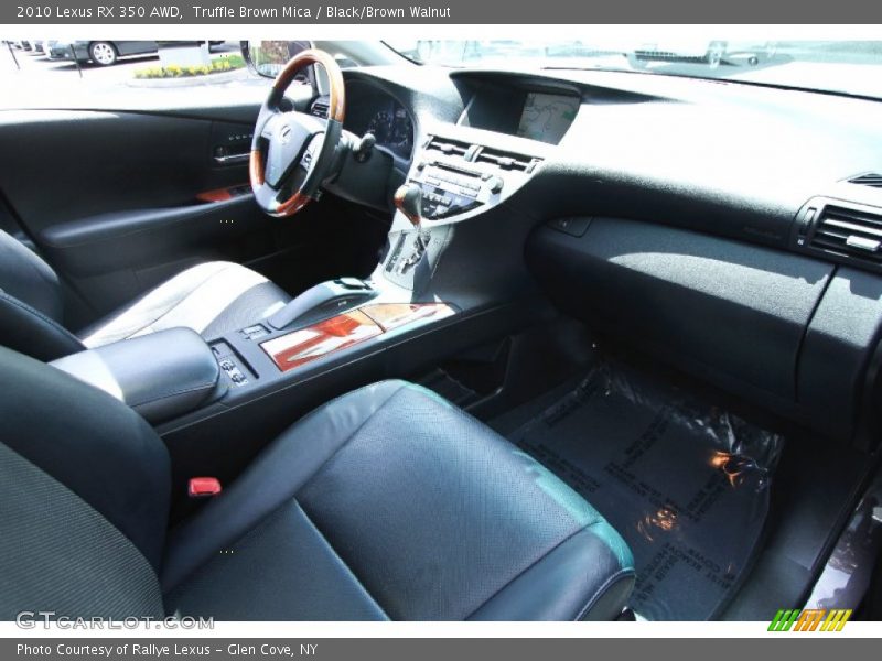 Truffle Brown Mica / Black/Brown Walnut 2010 Lexus RX 350 AWD