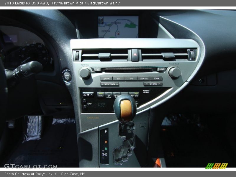 Truffle Brown Mica / Black/Brown Walnut 2010 Lexus RX 350 AWD