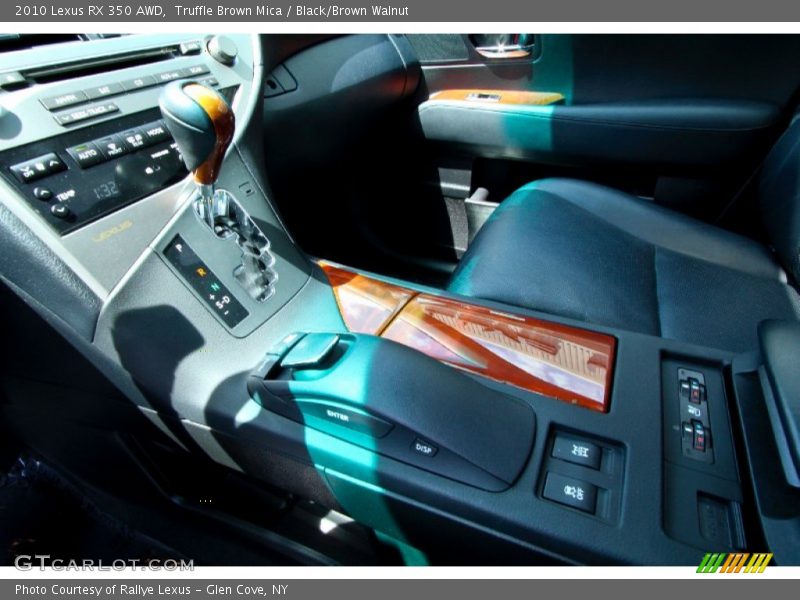 Truffle Brown Mica / Black/Brown Walnut 2010 Lexus RX 350 AWD