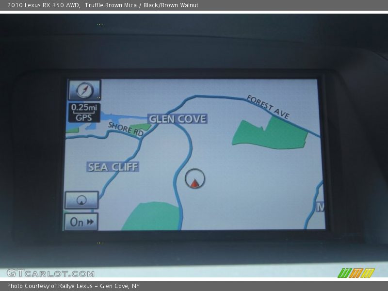 Truffle Brown Mica / Black/Brown Walnut 2010 Lexus RX 350 AWD