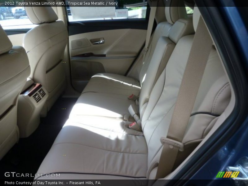 Tropical Sea Metallic / Ivory 2012 Toyota Venza Limited AWD