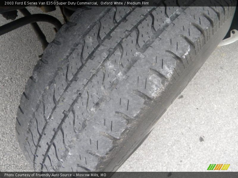 Oxford White / Medium Flint 2003 Ford E Series Van E350 Super Duty Commercial