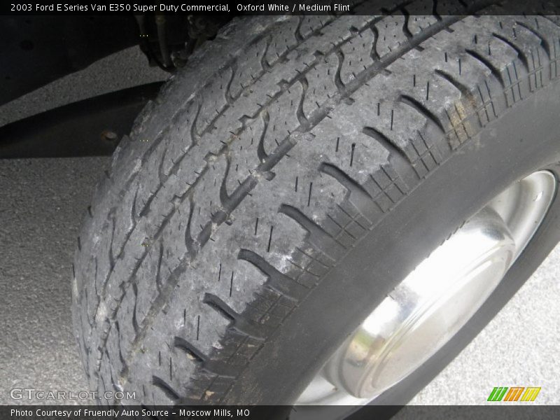 Oxford White / Medium Flint 2003 Ford E Series Van E350 Super Duty Commercial