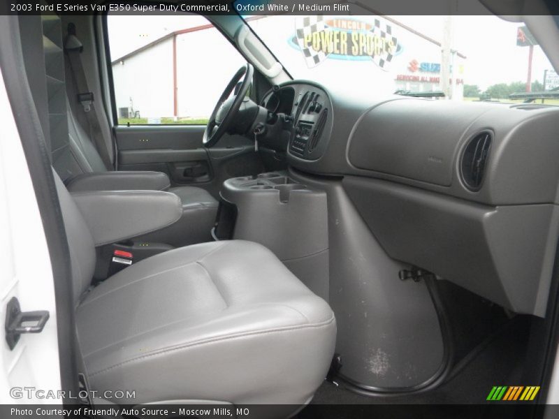 Oxford White / Medium Flint 2003 Ford E Series Van E350 Super Duty Commercial