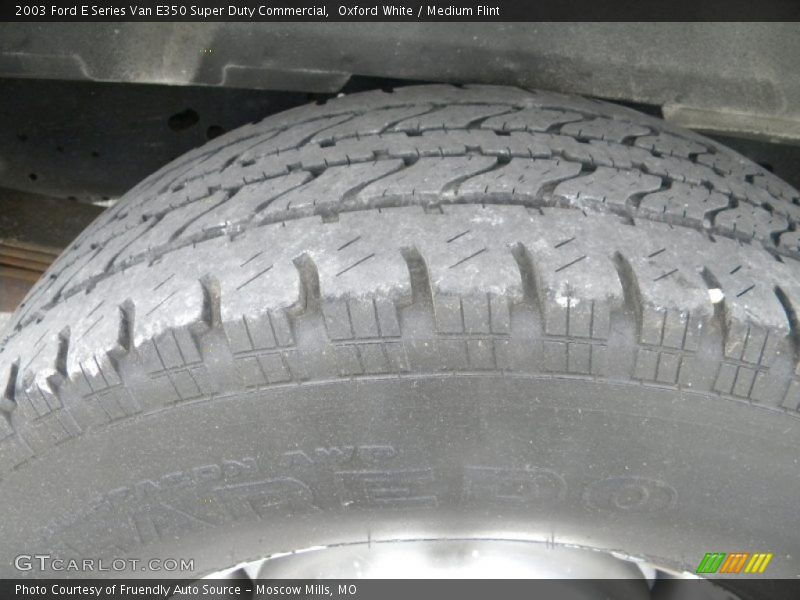 Oxford White / Medium Flint 2003 Ford E Series Van E350 Super Duty Commercial