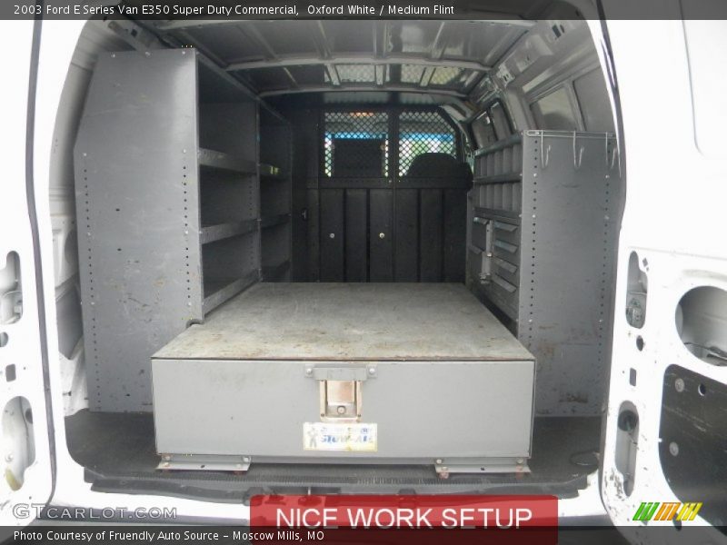 Oxford White / Medium Flint 2003 Ford E Series Van E350 Super Duty Commercial