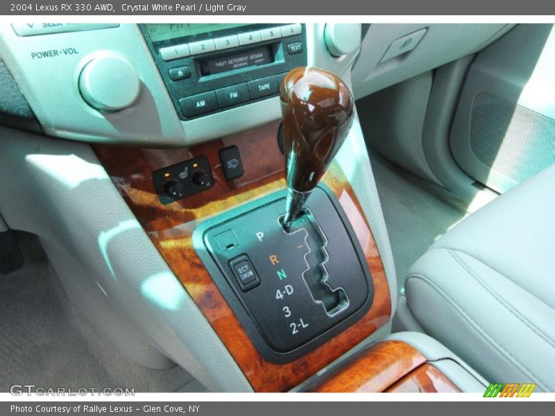 Crystal White Pearl / Light Gray 2004 Lexus RX 330 AWD
