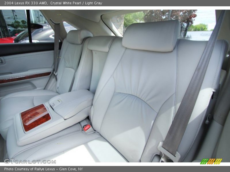 Crystal White Pearl / Light Gray 2004 Lexus RX 330 AWD