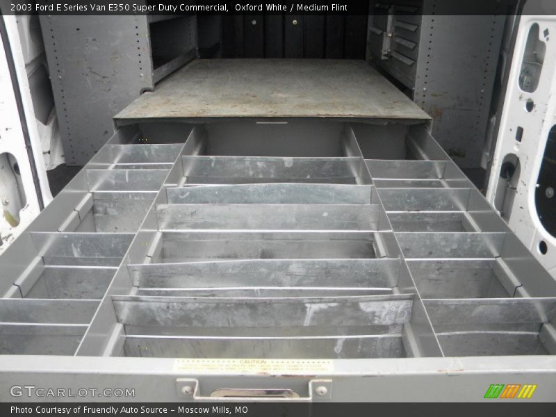 Oxford White / Medium Flint 2003 Ford E Series Van E350 Super Duty Commercial