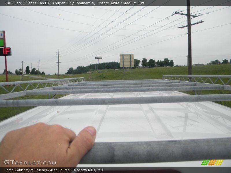 Oxford White / Medium Flint 2003 Ford E Series Van E350 Super Duty Commercial