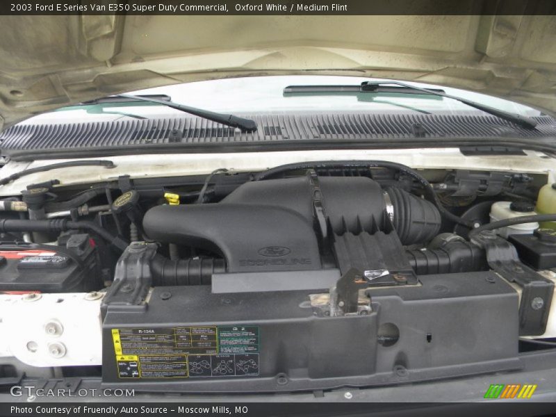 Oxford White / Medium Flint 2003 Ford E Series Van E350 Super Duty Commercial