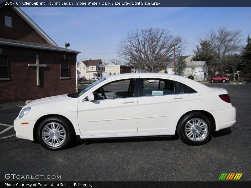 Stone White / Dark Slate Gray/Light Slate Gray 2007 Chrysler Sebring Touring Sedan