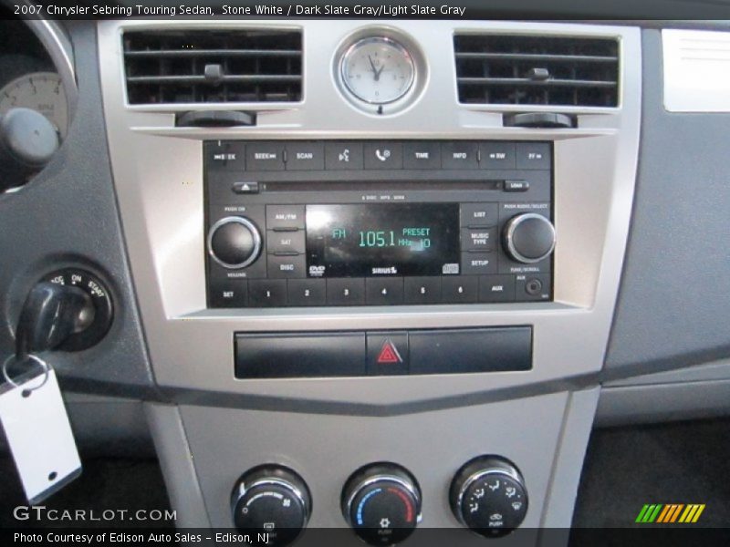 Stone White / Dark Slate Gray/Light Slate Gray 2007 Chrysler Sebring Touring Sedan