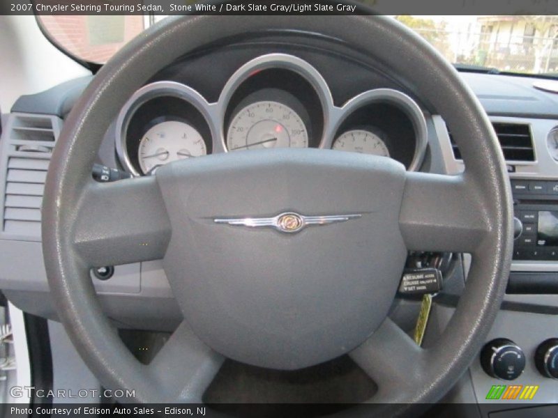 Stone White / Dark Slate Gray/Light Slate Gray 2007 Chrysler Sebring Touring Sedan