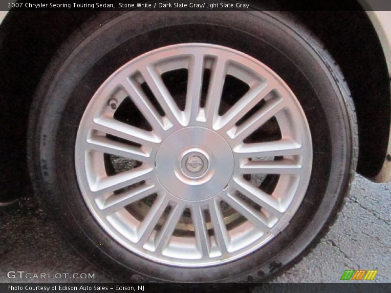 Stone White / Dark Slate Gray/Light Slate Gray 2007 Chrysler Sebring Touring Sedan