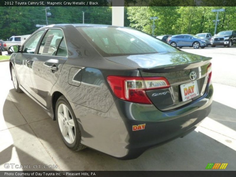 Magnetic Gray Metallic / Black 2012 Toyota Camry SE