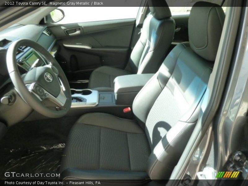 Magnetic Gray Metallic / Black 2012 Toyota Camry SE