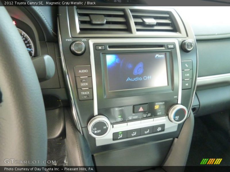 Magnetic Gray Metallic / Black 2012 Toyota Camry SE