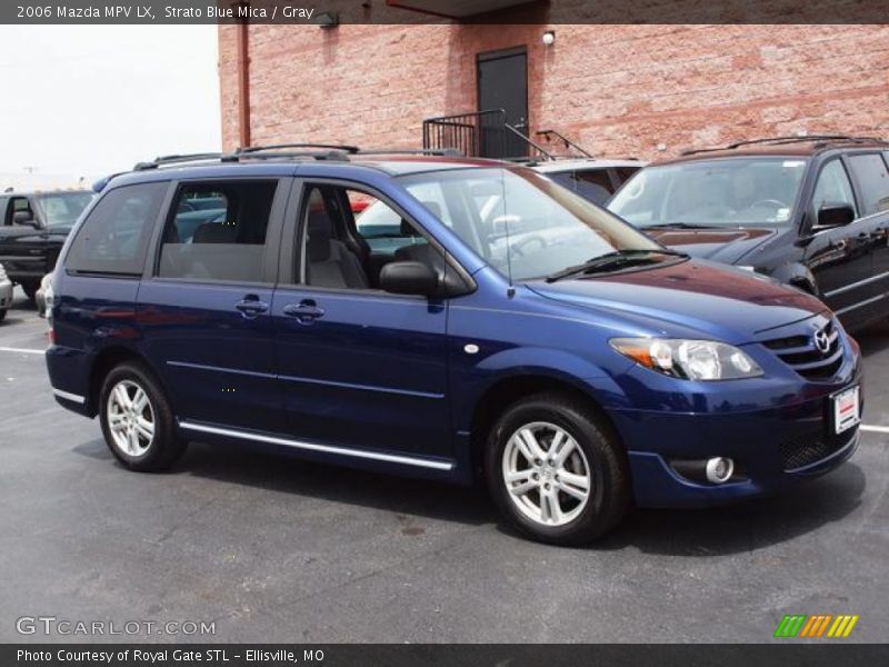 Strato Blue Mica / Gray 2006 Mazda MPV LX