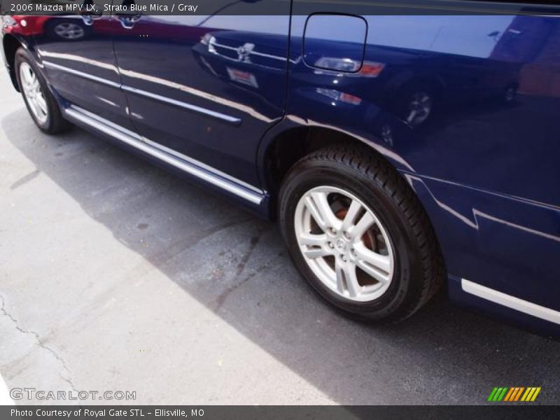 Strato Blue Mica / Gray 2006 Mazda MPV LX