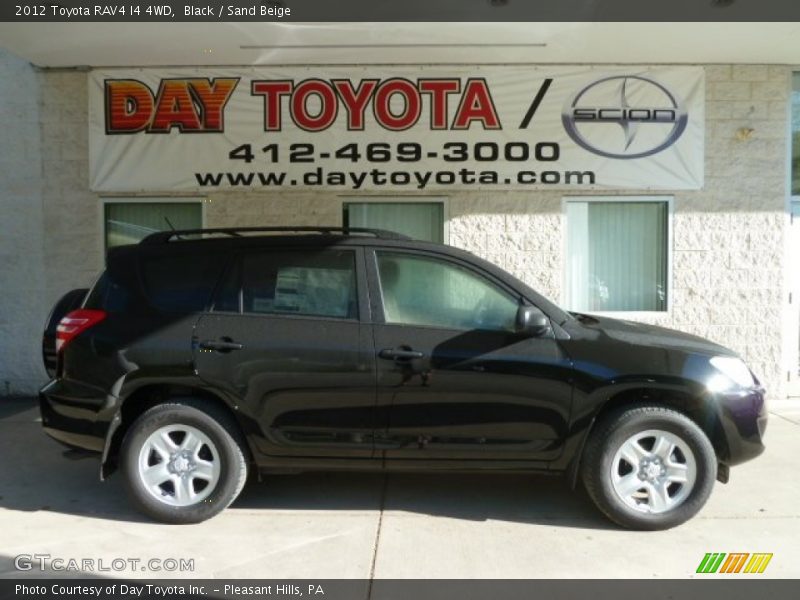 Black / Sand Beige 2012 Toyota RAV4 I4 4WD