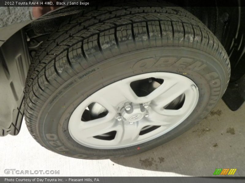 Black / Sand Beige 2012 Toyota RAV4 I4 4WD