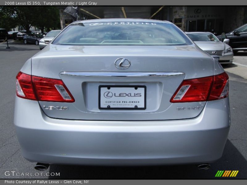 Tungsten Metallic / Light Gray 2008 Lexus ES 350