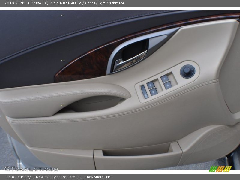 Gold Mist Metallic / Cocoa/Light Cashmere 2010 Buick LaCrosse CX