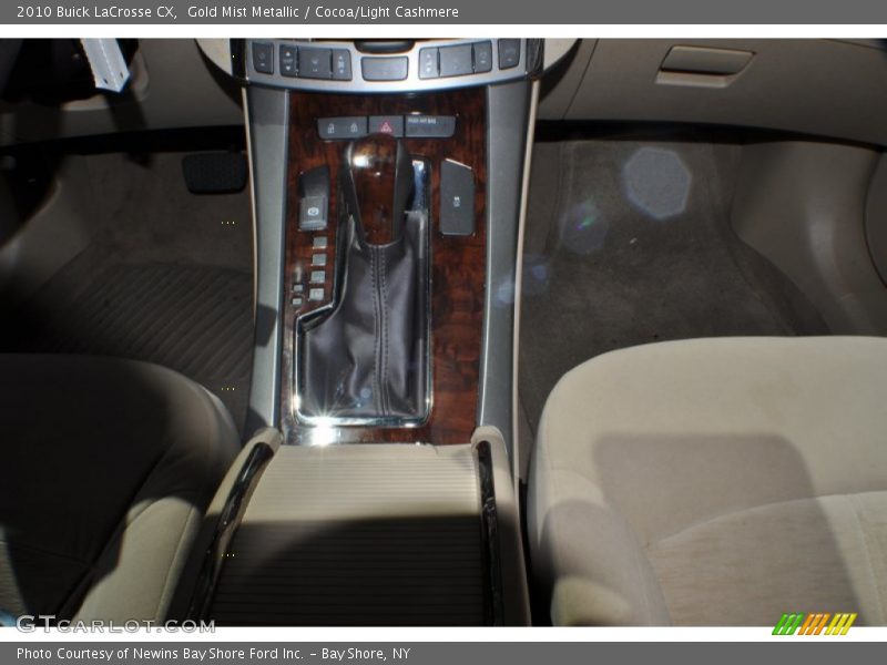 Gold Mist Metallic / Cocoa/Light Cashmere 2010 Buick LaCrosse CX
